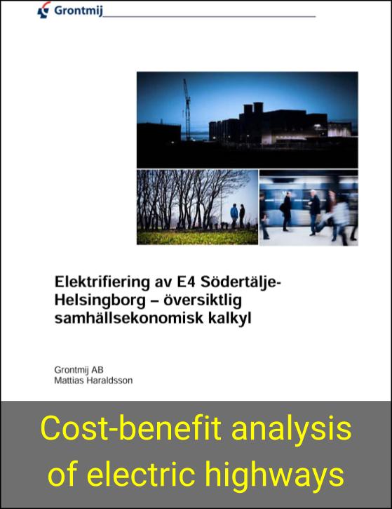 Cost-benefit analysis of electric highways