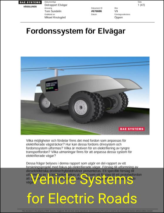 Vehicle Systems for Electric Roads